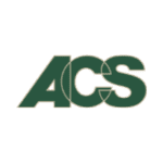 The image displays the logo of ACS, a marketing agency in Madison, WI. The letters "ACS" are in dark green with the letter "C" overlapping with both the letters "A" and "S." The logo is on a white background.