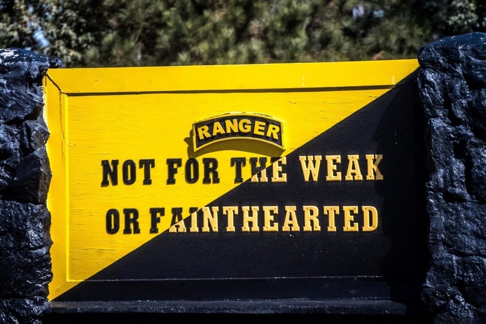 Army Ranger School Sign
