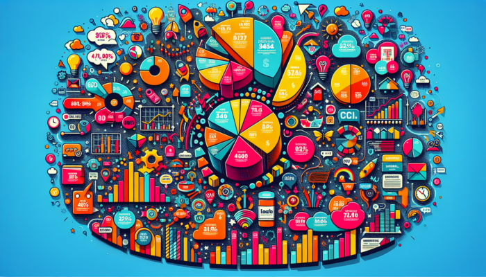 Colorful, detailed infographic about business and analytics