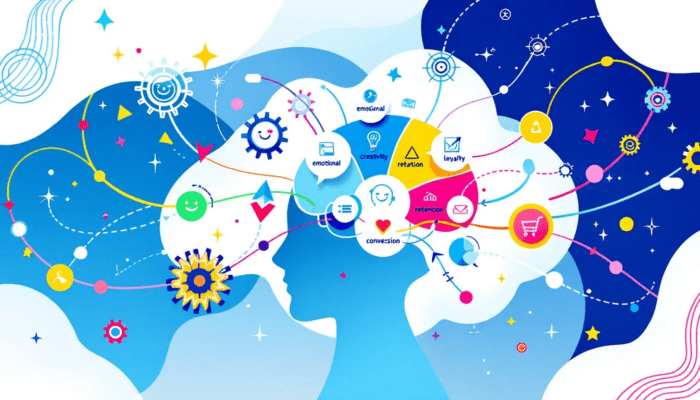 A chart illustrating the benefits of brand affinity in business success.