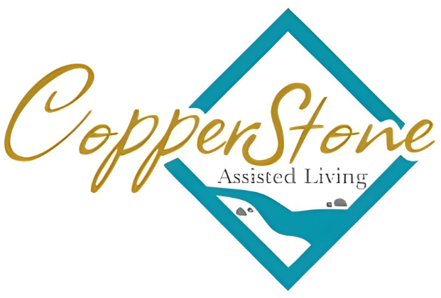 CopperStone Assisted Living logo with stylized text and icon