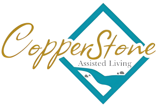 CopperStone Assisted Living logo with stylized text