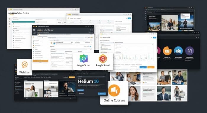 Web tools and dashboards for online selling success.